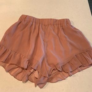 Super cute summery flowy mesh shorts